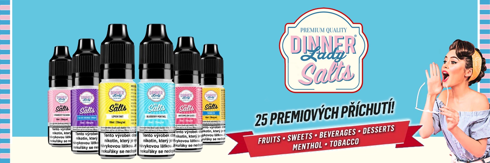 DINNER LADY SALTS VAPING CZ